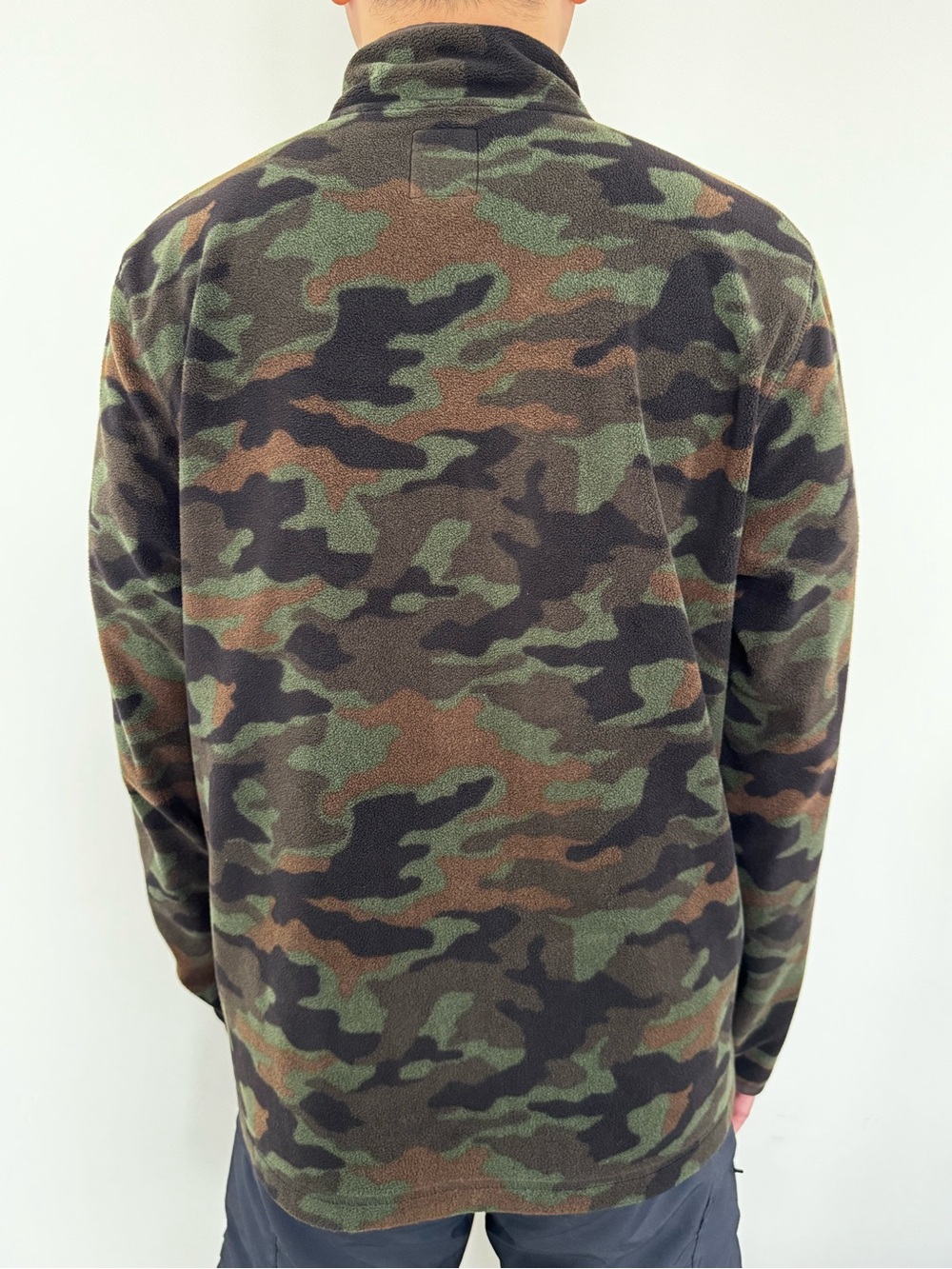 Sonoma Men's Camo Fleece Jacket - Green, Brown, Black